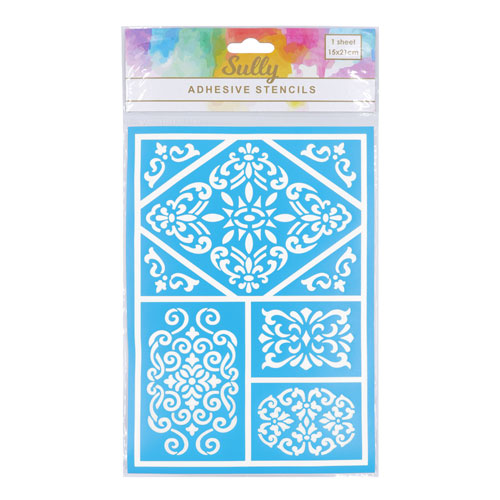 29836 Sully Adhesive Stencil - 1pc - Patterns