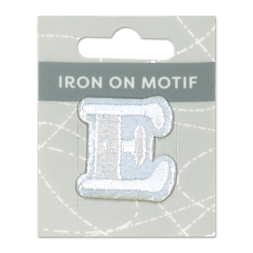 29842 Motif Iron On 35mm White E