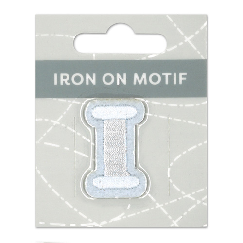 29846 Motif Iron On 35mm White I