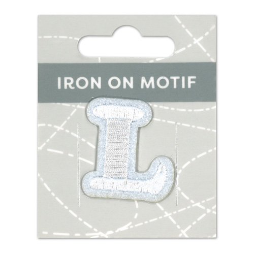 29849 Motif Iron On 35mm White L