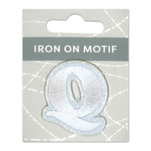 29854 Motif Iron On 35mm White Q
