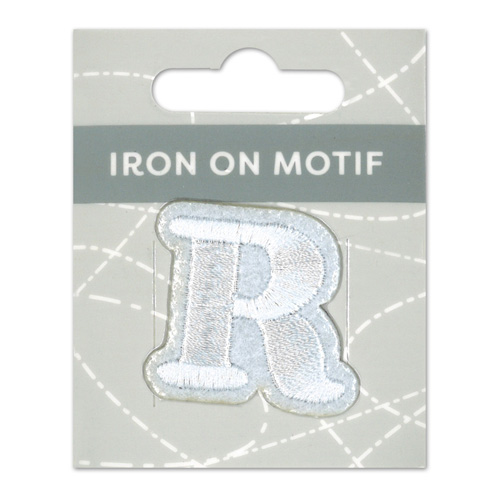 29855 Motif Iron On 35mm White R