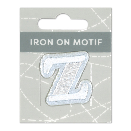29863 Motif Iron On 35mm White Z