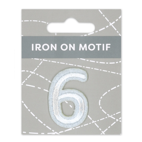 29870 Motif Iron On 35mm White 6