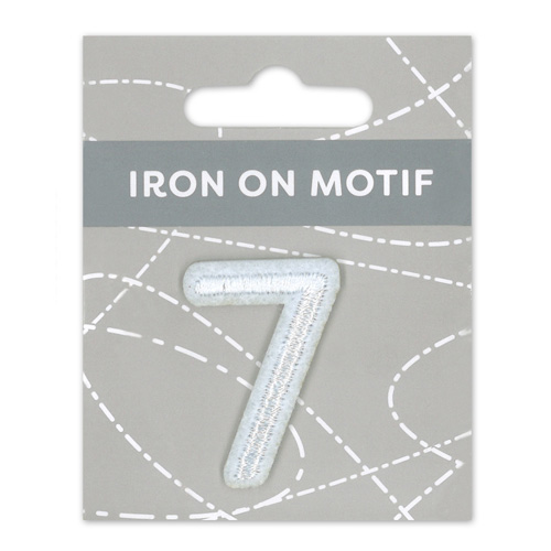 29871 Motif Iron On 35mm White 7