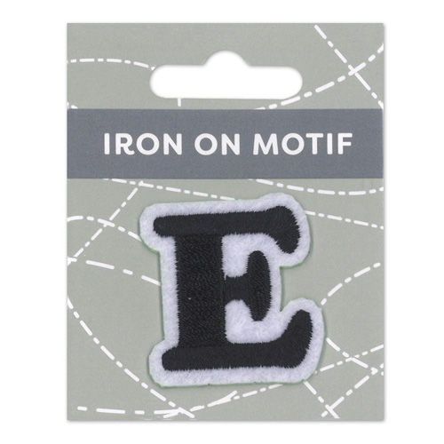 29878 Motif Iron On 35mm Black E
