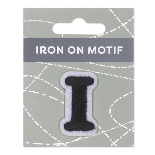 29882 Motif Iron On 35mm Black I
