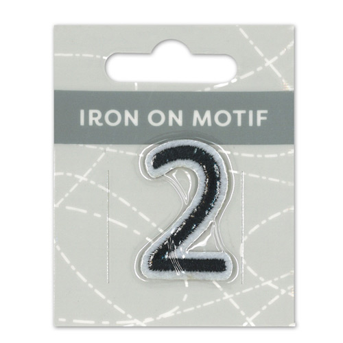 29902 Motif Iron On 35mm Black 2