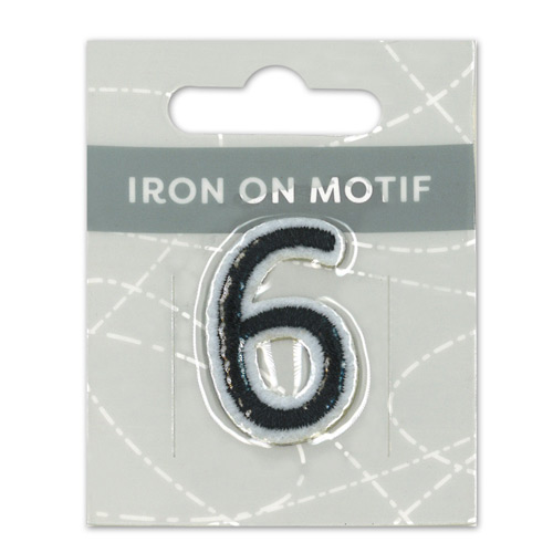 29906 Motif Iron On 35mm Black 6