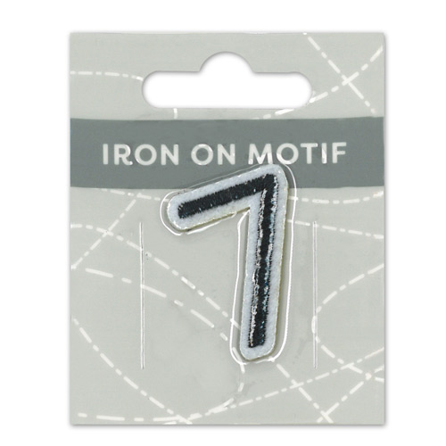 29907 Motif Iron On 35mm Black 7