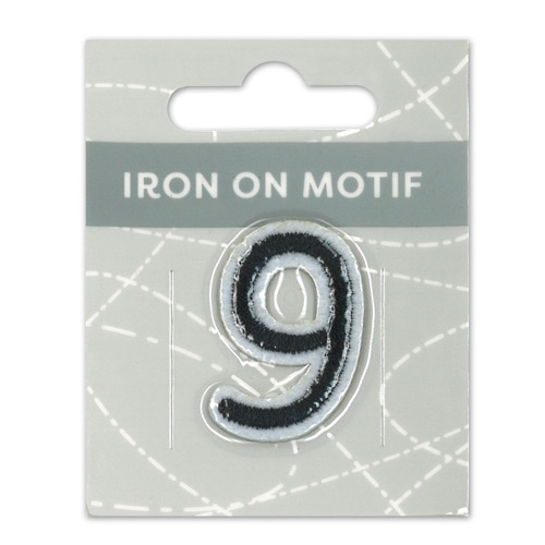 29909 Motif Iron On 35mm Black 9