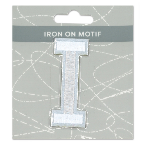 29918 Motif Iron On 75mm White I