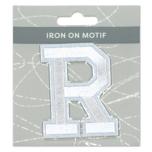 29927 Motif Iron On 75mm White R