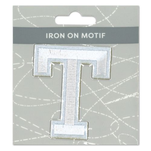 29929 Motif Iron On 75mm White T