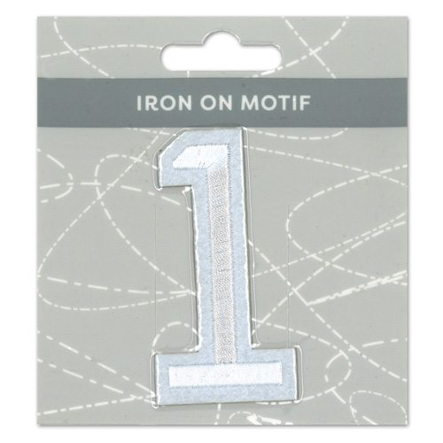 29937 Motif Iron On 75mm White 1
