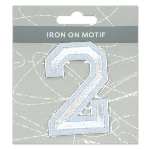 29938 Motif Iron On 75mm White 2