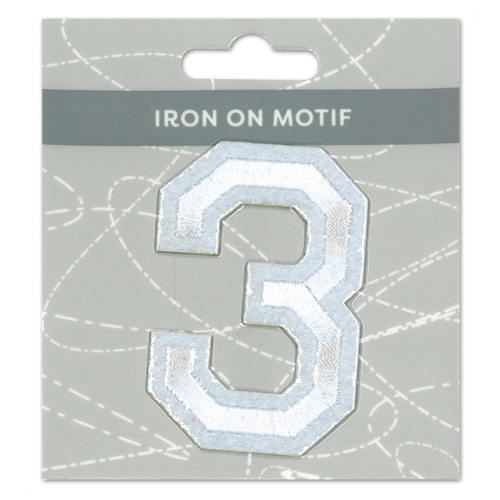 29939 Motif Iron On 75mm White 3