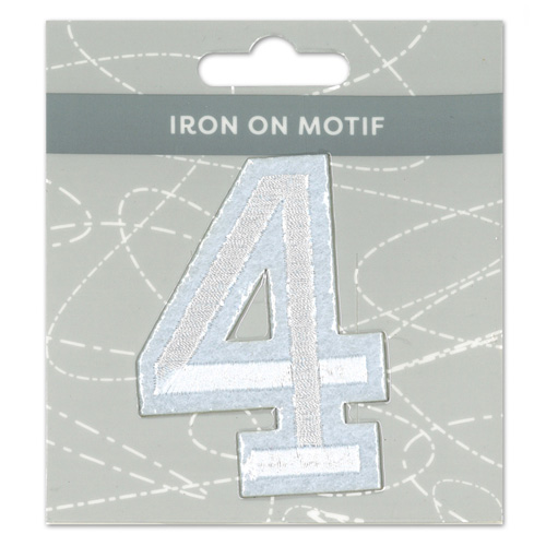 29940 Motif Iron On 75mm White 4