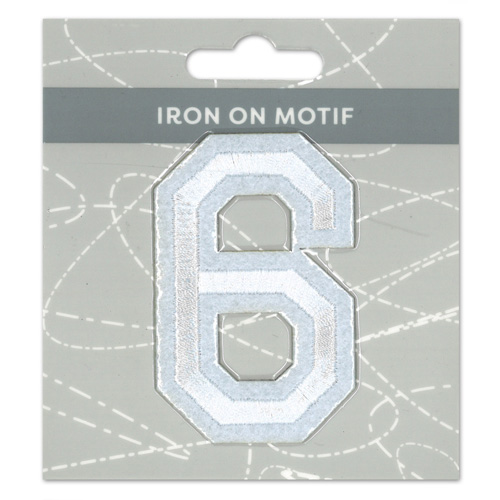 29942 Motif Iron On 75mm White 6