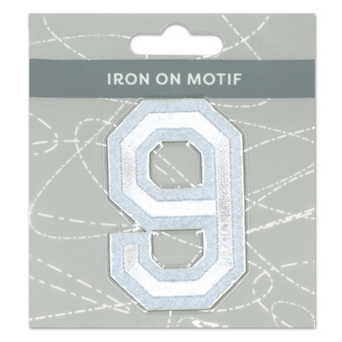 29945 Motif Iron On 75mm White 9