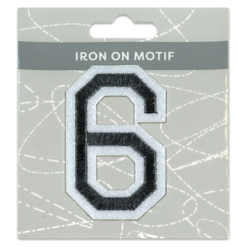 29978 Motif Iron On 75mm Black 6