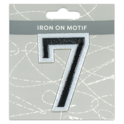 29979 Motif Iron On 75mm Black 7