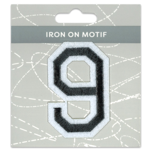 29981 Motif Iron On 75mm Black 9