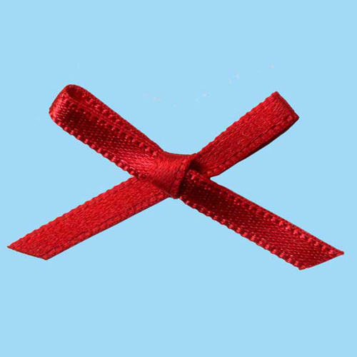 30035 Ribbon Bow 30mm Red