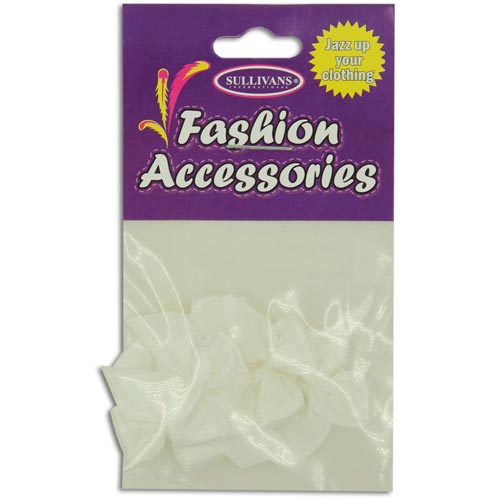 30061 Ribbon Bow 22mm Off White