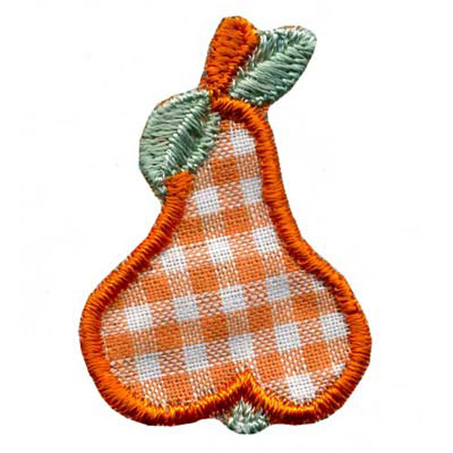 30072 Motif Sew On 37mmx55mm Orange