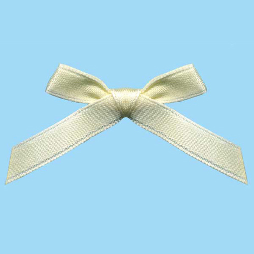 30148 Ribbon Bow 37mm Cream