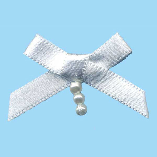 30209 Lingerie Bow Cream 3-pearls