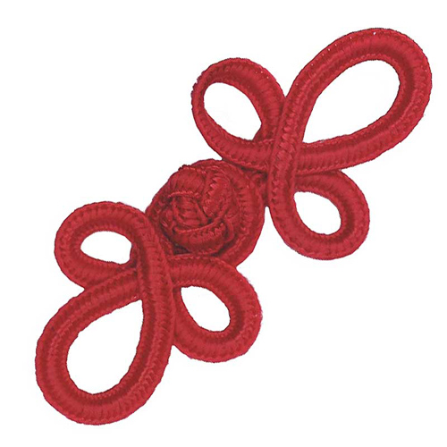 30529 Frog Closures 77x35mm Red