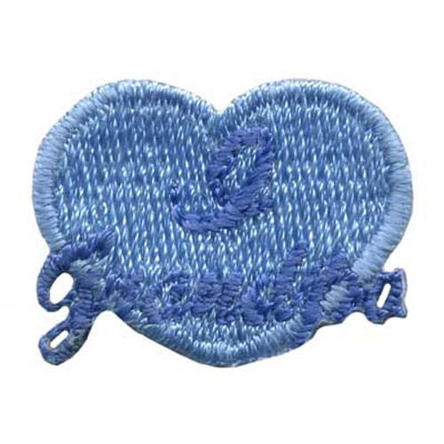 30549 Motif Iron On Heart "i Love Grandpa"