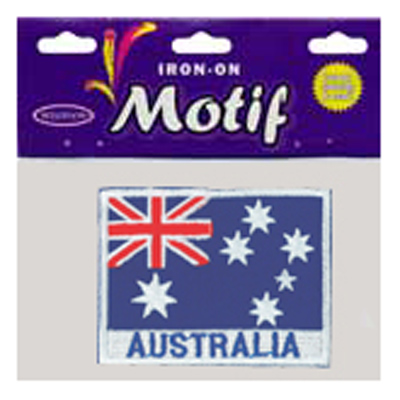 30578 Motif Iron On Australian Flag