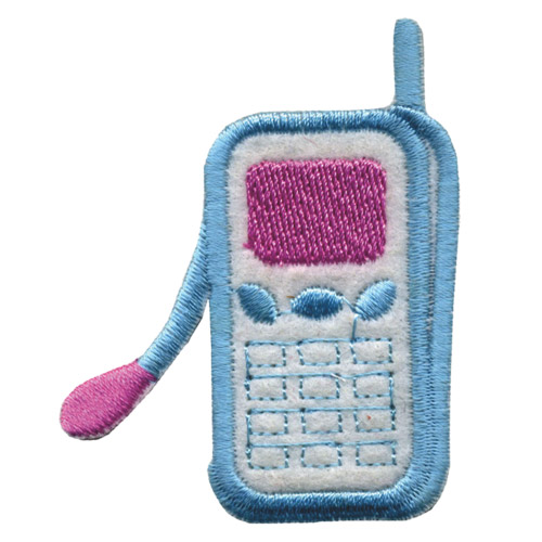 30620 Iron On Motif Cellphone