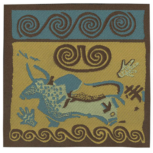 30624 Motif Sew On Cave Painting