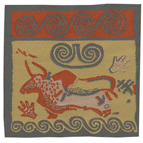 30625 Motif Sew On Cave Painting