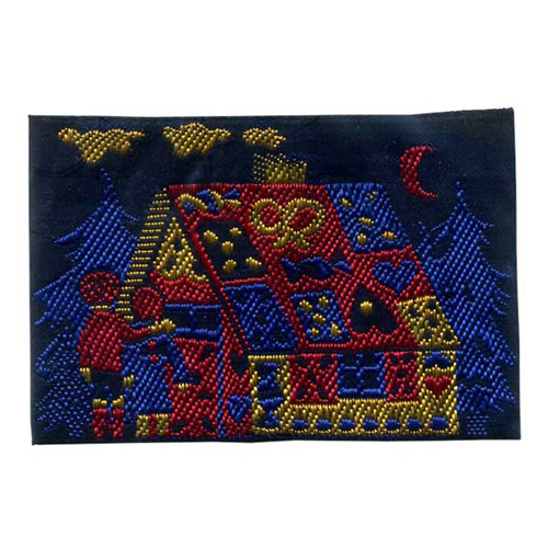 30641 Motif Sew On Gingerbread House