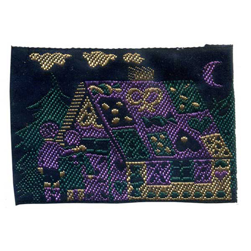 30642 Motif Sew On Gingerbread House