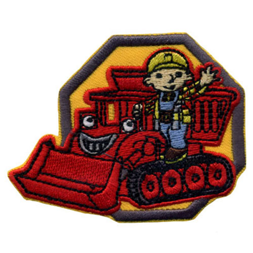 30717 Motif Iron On Red Digger