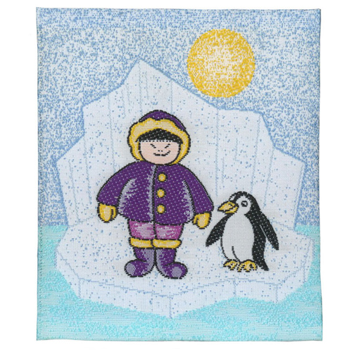 30747 Motif Sew On Eskimo & Penguin