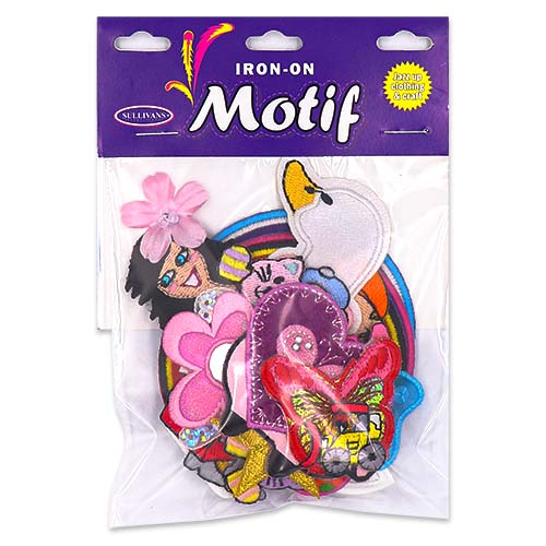 30750 Sullivans Iron On Motif - Assorted Pack Of 20