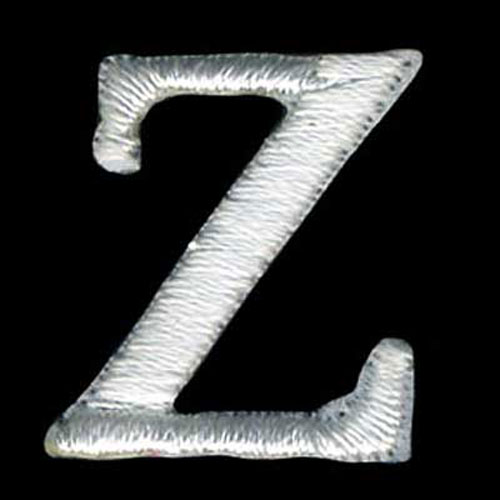 30873 Motif Iron On Letter Z White