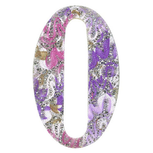 30978 Plywood 120mm Coloured Number 0