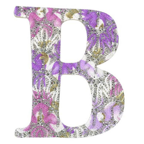 30989 Plywood 120mm Coloured Alphabet B