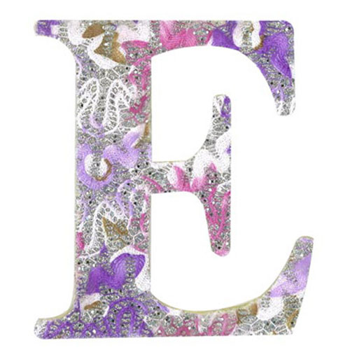 30992 Plywood 120mm Coloured Alphabet E