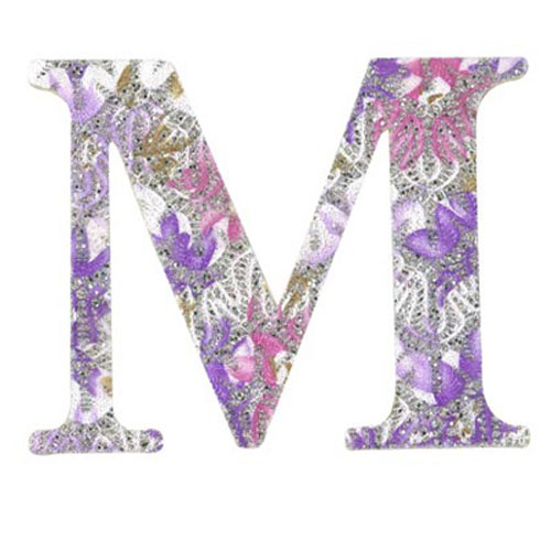 31000 Plywood 120mm Coloured Alphabet M