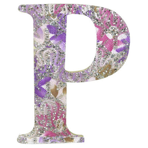 31003 Plywood 120mm Coloured Alphabet P