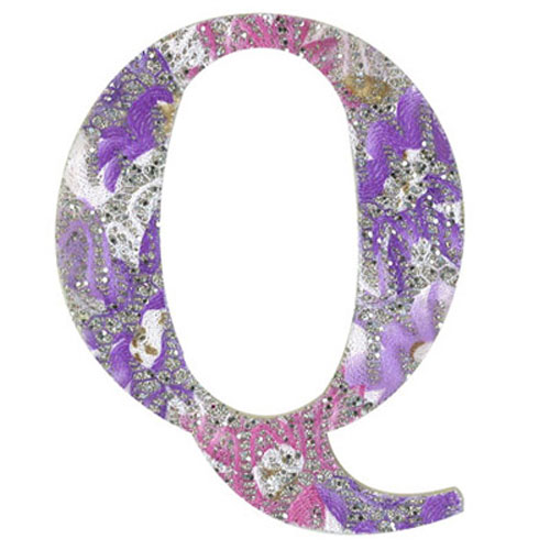 31004 Plywood 120mm Coloured Alphabet Q